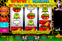 Screenshot from Jissen Pachi-Slot Hisshouhou! - Juuou Advance (Japan)