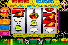 Screenshot from Jissen Pachi-Slot Hisshouhou! - Juuou Advance (Japan)