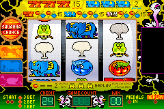 Screenshot from Jissen Pachi-Slot Hisshouhou! - Juuou Advance (Japan)