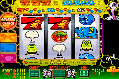 Screenshot from Jissen Pachi-Slot Hisshouhou! - Juuou Advance (Japan)
