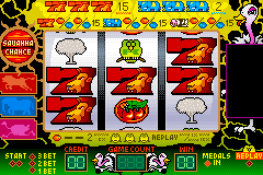 Screenshot from Jissen Pachi-Slot Hisshouhou! - Juuou Advance (Japan)