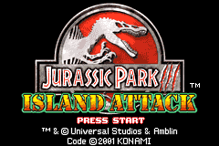 Screenshot from Jurassic Park III - Island Attack (USA)