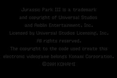 Screenshot from Jurassic Park III - Island Attack (USA)