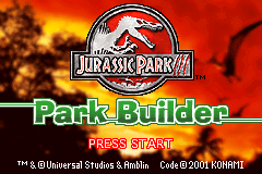 Screenshot from Jurassic Park III - Park Builder (Europe) (En,Fr,De,Es,It)