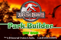 Screenshot from Jurassic Park III - Park Builder (Europe) (En,Fr,De,Es,It)