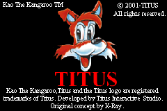 Screenshot from KAO the Kangaroo (Europe) (En,Fr,De,Es,It,Nl)