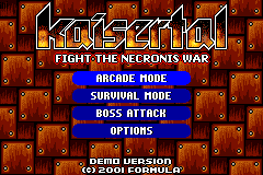 Screenshot from Kaisertal - Fight the Necronis War (Europe) (Demo)