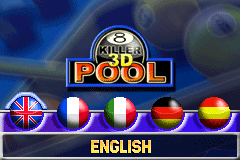 Screenshot from Killer 3D Pool (Europe) (En,Fr,De,Es,It)