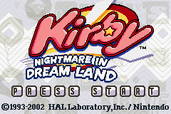 Screenshot from Kirby - Nightmare in Dream Land (USA) (Virtual Console)