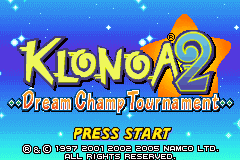 Screenshot from Klonoa 2 - Dream Champ Tournament (USA) (Virtual Console)