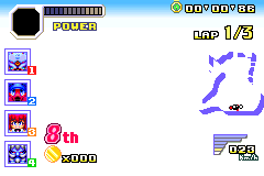 Screenshot from Konami Krazy Racers (USA)