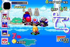 Screenshot from Konami Wai Wai Racing Advance (Japan) (Virtual Console)