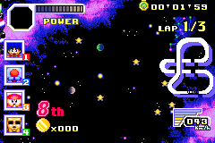 Screenshot from Konami Wai Wai Racing Advance (Japan)
