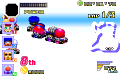 Screenshot from Konami Wai Wai Racing Advance (Japan)