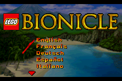 Screenshot from LEGO Bionicle (Europe) (En,Fr,De,Es,It,Nl,Sv,Da)