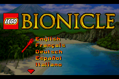Screenshot from LEGO Bionicle (Europe) (En,Fr,De,Es,It,Nl,Sv,Da)