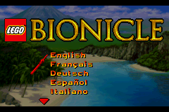 Screenshot from LEGO Bionicle (Europe) (En,Fr,De,Es,It,Nl,Sv,Da)