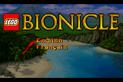 Screenshot from LEGO Bionicle (USA) (En,Fr)