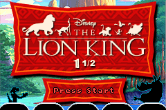Screenshot from Lion King 1 1-2, The (USA)