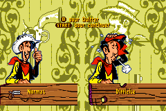 Screenshot from Lucky Luke - Wanted! (Europe) (En,Fr,De,Es,It,Nl)