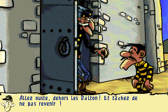 Screenshot from Lucky Luke - Wanted! (Europe) (En,Fr,De,Es,It,Nl)