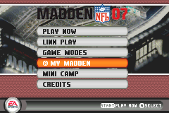 Screenshot from Madden NFL 07 (USA)