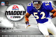 Screenshot from Madden NFL 2005 (USA)