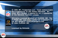 Screenshot from Madden NFL 2005 (USA)