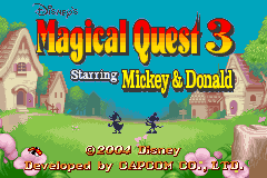 Screenshot from Magical Quest 3 Starring Mickey & Donald (Europe) (En,Fr,De)