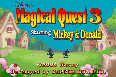 Screenshot from Magical Quest 3 Starring Mickey & Donald (Europe) (En,Fr,De)