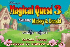 Screenshot from Magical Quest 3 Starring Mickey & Donald (Europe) (En,Fr,De)