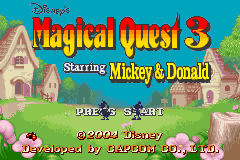 Screenshot from Magical Quest 3 Starring Mickey & Donald (Europe) (En,Fr,De)