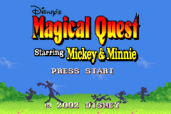 Screenshot from Magical Quest Starring Mickey & Minnie (Europe) (En,Fr,De,Es,It)