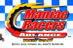 Screenshot from Maniac Racers Advance (Europe) (En,Fr,De,Es,It)