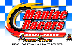 Screenshot from Maniac Racers Advance (Europe) (En,Fr,De,Es,It)