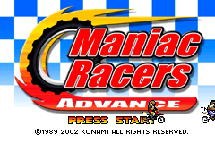 Screenshot from Maniac Racers Advance (Europe) (En,Fr,De,Es,It)