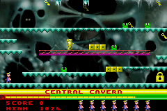 Screenshot from Manic Miner (Europe) (En,Fr,De,Es,It)