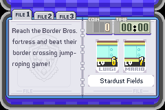 Screenshot from Mario & Luigi (USA) (Demo) (Kiosk, E3 2003)