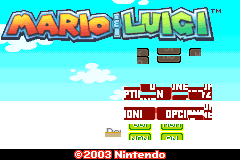 Screenshot from Mario & Luigi - Superstar Saga (Europe) (En,Fr,De,Es,It)
