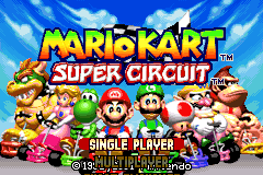 Screenshot from Mario Kart - Super Circuit (Europe) (Virtual Console)