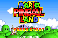 Screenshot from Mario Pinball Land (USA) (Kiosk, GameCube)