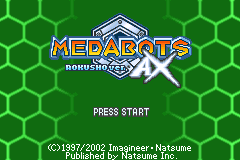 Screenshot from Medabots AX - Rokusho Ver. (Europe) (En,Fr,De,Es,It) (Virtual Console)