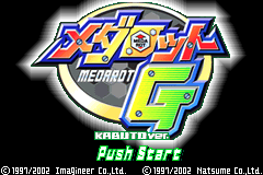 Screenshot from Medarot G - Kabuto (Japan) (Virtual Console)