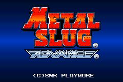 Screenshot from Metal Slug Advance (Japan) (Beta)