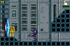 Screenshot from Metroid - Zero Mission (Europe) (En,Fr,De,Es,It) (Beta)