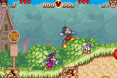 Screenshot from Mickey to Minnie no Magical Quest 2 (Japan)