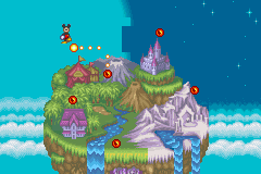 Screenshot from Mickey to Minnie no Magical Quest 2 (Japan)