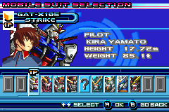 Screenshot from Mobile Suit Gundam Seed - Battle Assault (USA)