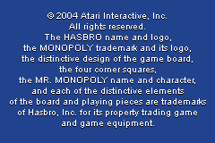 Screenshot from Monopoly (Europe) (En,Fr,De,Es)