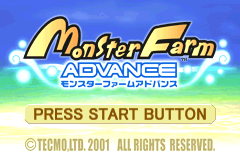 Screenshot from Monster Farm Advance (Japan)